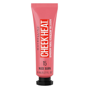 Maybelline Cheek Heat Gel-Cream Blush, 15 Nude Burn, 0.27 oz