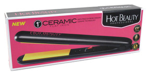 Hot Beauty Ceramic Flat Iron 1Inch Hot Beauty Ceramic Flat Iron 1Inch