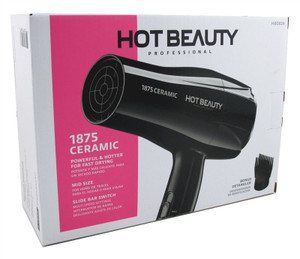 Hot Beauty Dryer 1875 Watt Ceramic Mid-Size Hot Beauty Dryer 1875 Watt Ceramic Mid-Size