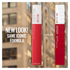 Maybelline SuperStay Matte Ink Liquid Lipstick, Ringleader, 0.17 oz