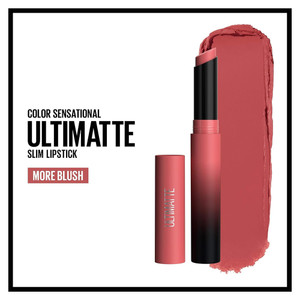Maybelline Color Sensational Ultimatte Slim Lipstick, 499 More Blush, 0.05 oz