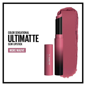 Maybelline Color Sensational Ultimatte Slim Lipstick, 599 More Mauve, 0.05 oz