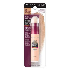 Maybelline Instant Age Rewind Multi-Use Concealer Shade 121 Light Honey, 0.2 oz