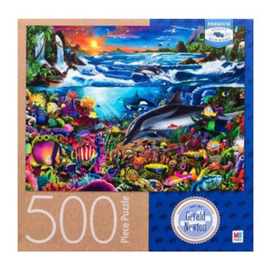 Puzzle Assortment Entertainment Pack Family Fun Jigsaw Puzzle Set 500 Ea