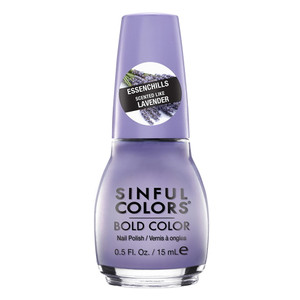 Sinful Colors Essenchills Nail Polish Low-Key Lavender 0.5 Oz