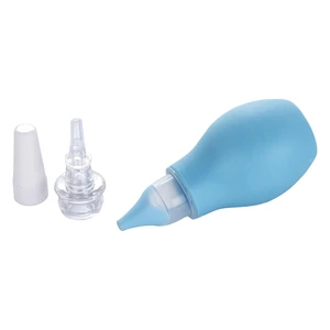 Nuby Natural Comfort Nasal Aspirator 3-Piece Bulb Syringe Set for Babies, 1 ea
