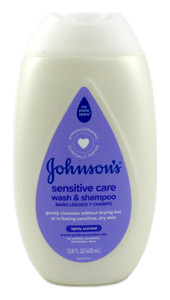 Johnsons Sensitive Care Wash & Shampoo Lightly Scented 13.6Oz Johnsons Sensitive Care Wash & Shampoo Lightly Scented 13.6Oz