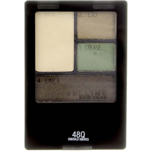 Maybelline Expert Wear Eyeshadow Quad 48Q Emerald Smokes, 0.17 oz