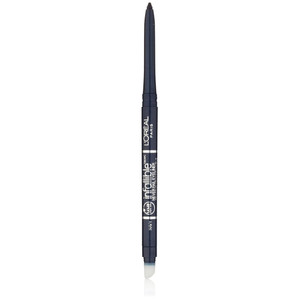 L'Oreal Paris Infallible Never Fail Pencil Eyeliner Navy with Built-In Sharpener, 0.008 Oz