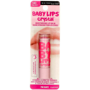 Maybelline Baby Lips Crystal Lip Balm Pink Quartz Moisturizing Shine, 1 Ea