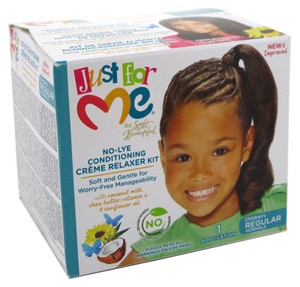 Just For Me No-Lye Creme Relaxer Kit Regular Just For Me No-Lye Creme Relaxer Kit Regular