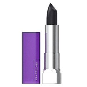 Maybelline Color Sensational The Mattes Lipstick Pitch Black Matte Finish, 0.15 oz