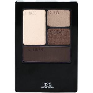 Maybelline Expert Wear Eyeshadow Quad 02Q Natural Smokes, 1 Ea