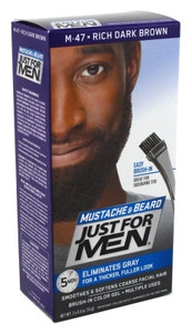 Just For Men Mustache & Beard #M-47 Rich Dark Brown Just For Men Mustache & Beard #M-47 Rich Dark Brown