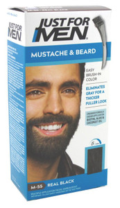 Just For Men Mustache & Beard #M-55 Real Black Color Gel
