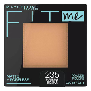 Maybelline Fit Me Matte and Poreless Pressed Powder Shine Control 235 Pure Beige, 0.29 oz