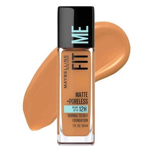 Maybelline Fit Me Matte and Poreless Foundation 334 Warm Sun, 1 oz
