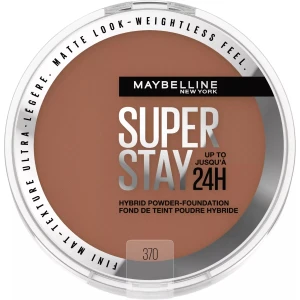 Maybelline Super Stay Hybrid Powder Foundation Shade 370 Up to 24HR Wear, 0.21 oz