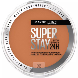 Maybelline Super Stay Hybrid Powder Foundation Shade 355 Up to 24HR Wear, 0.21 oz