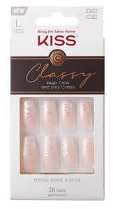Kiss Classy Nails 28 Count Long Length Sparkles Kiss Classy Nails 28 Count Long Length Sparkles