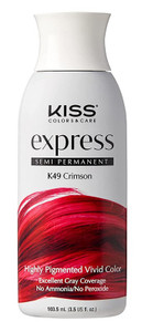 Kiss Express Color #K49 Semi- Permanent Crimson 3.5Oz Kiss Express Color #K49 Semi- Permanent Crimson 3.5Oz