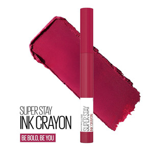 Maybelline SuperStay Ink Crayon Matte Lipstick Be Bold Be You, 0.04 oz