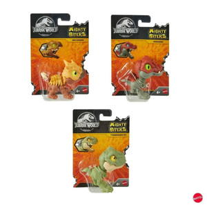 Jurassic World Mighty Little Biter Collectible Dinosaur Figures Assorted, 1 Ea