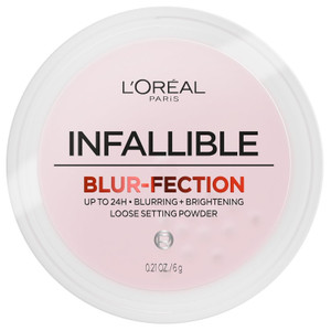 L'Oreal Paris Infallible Blur-Fection Loose Setting Powder Brightening Light Pink, 0.21 Oz