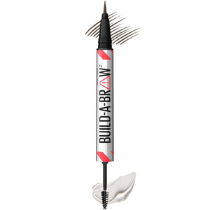 Maybelline Build-A-Brow 2-in-1 Brow Pen and Sealing Gel Black Brown, 0.05 oz