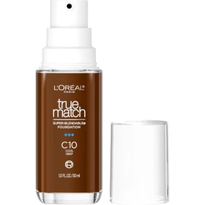 L'Oreal Paris True Match Super-Blendable Foundation C10 Deep Medium Coverage, 1 Oz