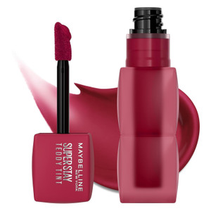 Maybelline Super Stay Teddy Tint Matte Lip Tint Long Lasting Wild At Heart , 0.17 Oz