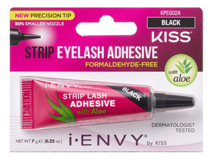 Kiss I Envy Eyelash Adhesive Strip W/Aloe Black 0.25Oz Kiss I Envy Eyelash Adhesive Strip W/Aloe Black 0.25Oz