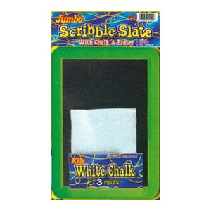 Ja-Ru Play Scribble Slate for Kids Jumbo Chalkboard, 1 Ea