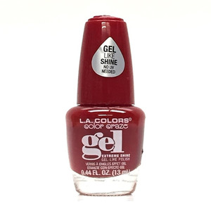 L.A. Colors Color Craze Extreme Shine Gel Nail Polish Match Maker Romantic Rose Gloss, 0.44 Oz