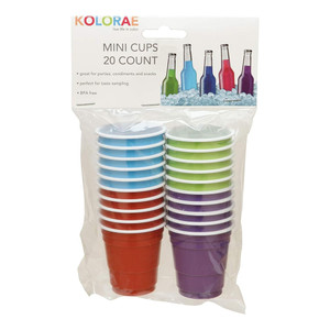 Kolorae Color Mini Cups for Portion Control, 20 Ea