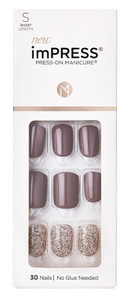 Kiss Impress Press-On-Manicure Kit 30 Count Flawless Short Kiss Impress Press-On-Manicure Kit 30 Count Flawless Short