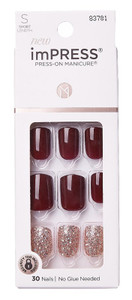 Kiss Impress Press-On-Manicure Kit 30 Count No Other Short Kiss Impress Press-On-Manicure Kit 30 Count No Other Short