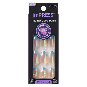 KISS imPRESS Premium Press-On Nails for Everyday Wear, Best Life, 30 Ea