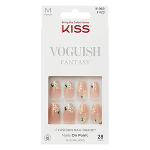 KISS Voguish Fantasy Press-On Nails for Adventurous Style 4 Wheel Drive, 28 Ea