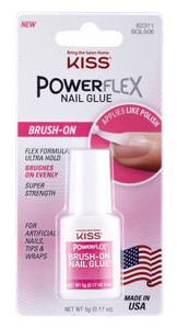 Kiss Powerflex Brush On Nail Glue 0.17Oz Kiss Powerflex Brush On Nail Glue 0.17Oz