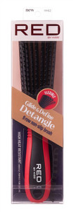 Kiss Red Brush Glide & Define Detangle 9 Row Non-Slip Red Kiss Red Brush Glide & Define Detangle 9 Row Non-Slip Red