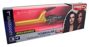 Kiss Red Ceramic Curling Iron 3/4Inch Kiss Red Ceramic Curling Iron 3/4Inch