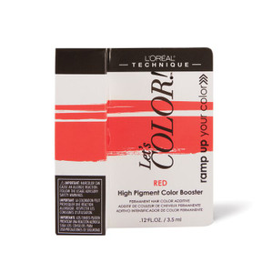 L'Oreal Let's COLOR! Conditioning Gelee Permanent Haircolor Red Booster 3.5ml