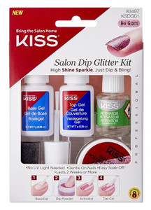 Kiss Salon Dip Glitter Kit . Kiss Salon Dip Glitter Kit .