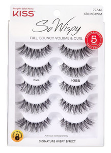 Kiss So Wispy Pixie Lashes 5 Pairs Kiss So Wispy Pixie Lashes 5 Pairs