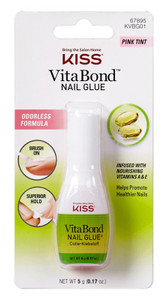 Kiss Vita Bond Nail Glue Pink Tint 0.17Oz Kiss Vita Bond Nail Glue Pink Tint 0.17Oz