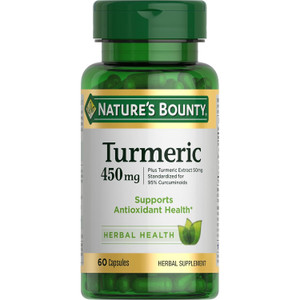 Nature's Bounty Turmeric/Curcumin, 60 Capsules, 450 Mg