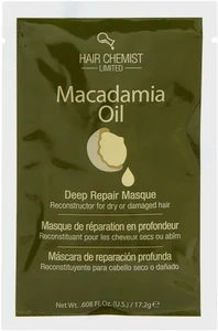 Hair Chemist Macadamia Oil Deep Repair Masque Sachet .608z