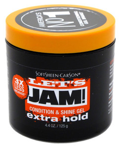 Lets Jam Condition & Shine Gel Extra Hold 4.4Oz Jar Lets Jam Condition & Shine Gel Extra Hold 4.4Oz Jar