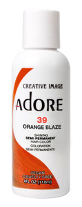 Adore Semi-Permanent Haircolor #039 Orange Blaze 4Oz Adore Semi-Permanent Haircolor #039 Orange Blaze 4Oz